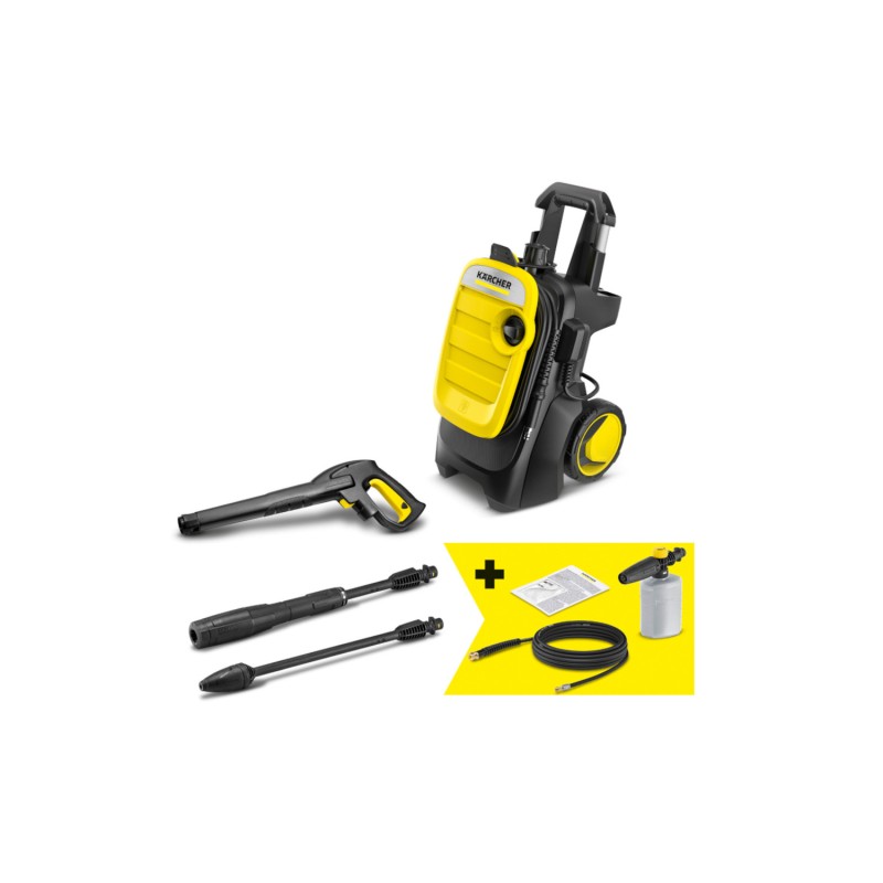 Πλυστικό μηχάνημα Karcher K5 Compact + κιτ απόφραξης, αφροποιητή & απολυμαντικό