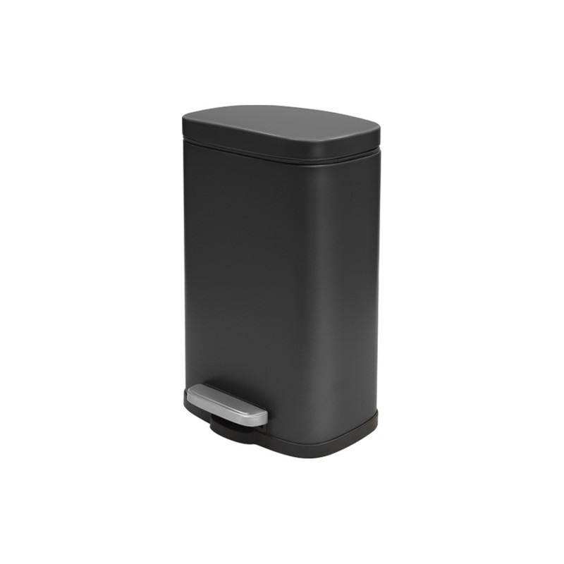 Χαρτοδοχείο Spirella Akira 5lt μαύρο ματ [05392.001]