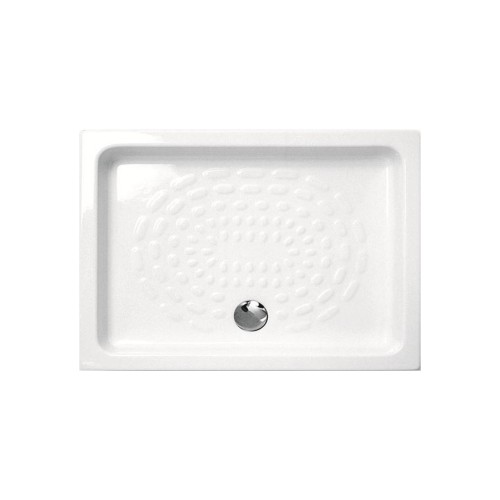 Ντουζιέρα πορσελάνης Gloria Ideale 100x80 ορθογώνια [17-1080]