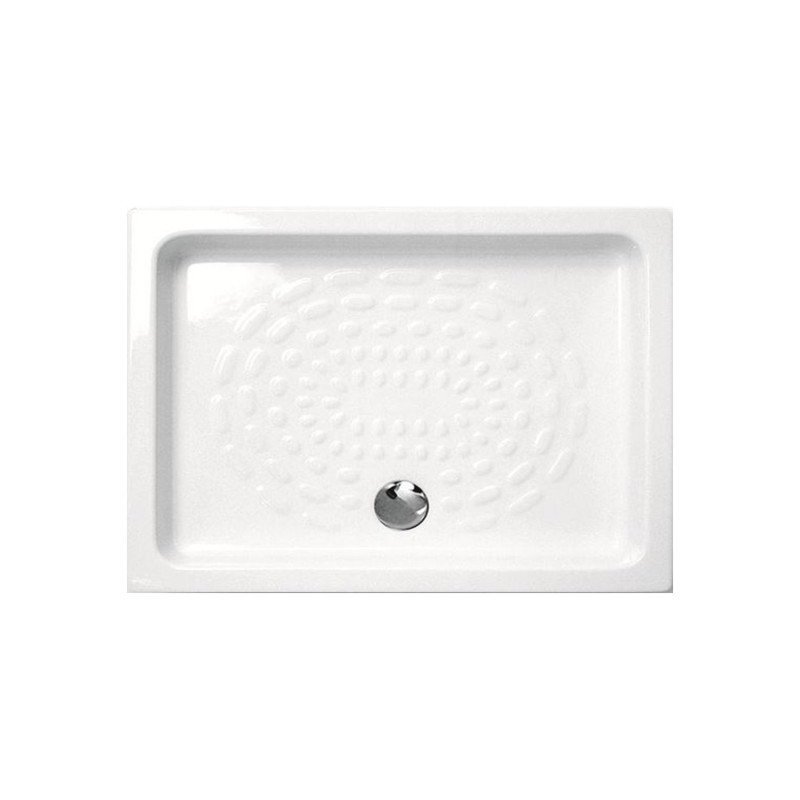 Ντουζιέρα πορσελάνης Gloria Ideale 100x80 ορθογώνια [17-1080]