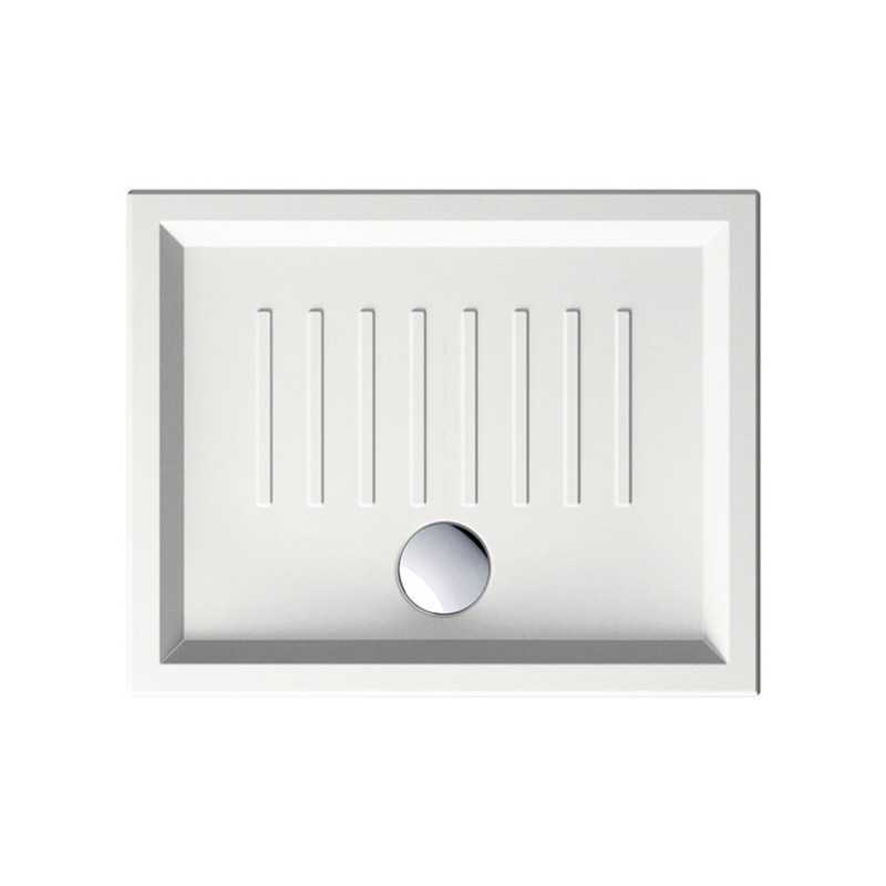 Ντουζιέρα πορσελάνης GSI Slim 90x72 ορθογώνια antislip [3597]