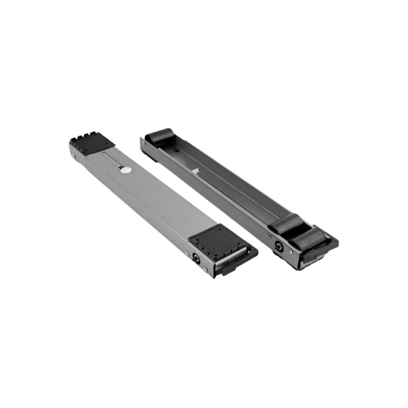 Βάση ζεύγους Roller inox πτυσσόμενη 37-66cm τροχήλατη [00673]