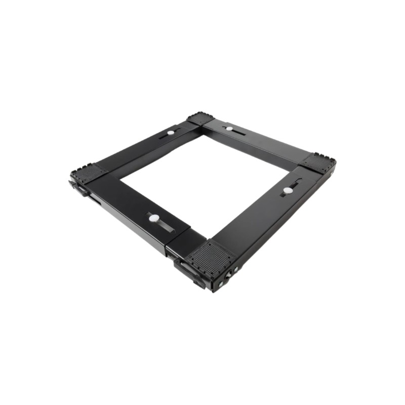 Βάση κουζίνας Roller μαύρη πτυσσόμενη 37-66cm τροχήλατη [00684]