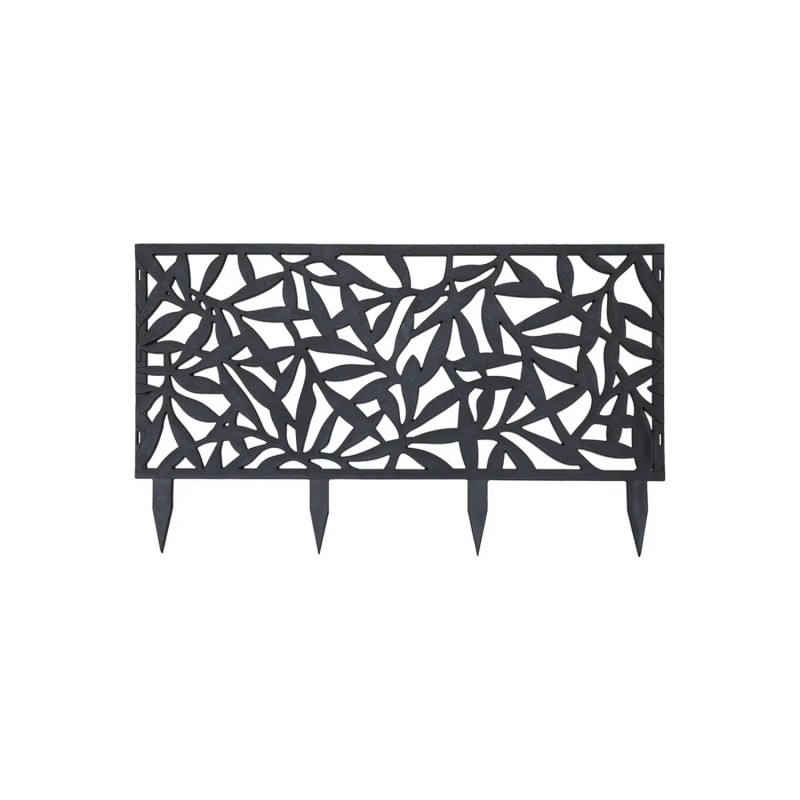 Μπορντούρα κήπου Matrix Foliage 90x40cm μαύρη [33716]