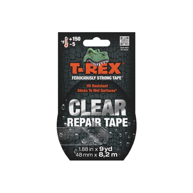 Ταινία επισκευής T‑Rex Clear Repair Tape 48mm/8,2m διάφανη